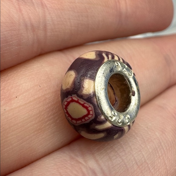 Sterling silver bead charm - Picture 3 of 3